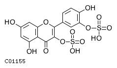GIF of Quercetin 3,3'-bissulfate
