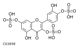 GIF of Quercetin 3,4',7-trissulfate