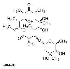 GIF of 3-O-alpha-Mycarosylerythronolide B;