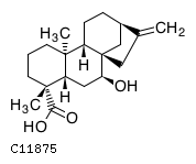 GIF of ent-7alpha-Hydroxykaur-16-en-19-oic acid;