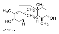 GIF of Taxa-4(20),11(12)-dien-5alpha,13alpha-diol