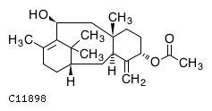 GIF of Taxa-4(20),11(12)-dien-5alpha-acetoxy-10beta-ol;