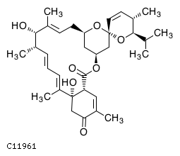 GIF of 6,8a-Seco-6,8a-deoxy-5-oxoavermectin ''1b'' aglycone