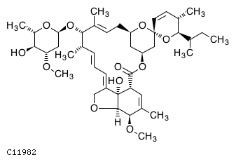 GIF of Avermectin A1a monosaccharide