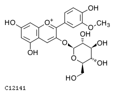 GIF of Peonidin 3-O-glucoside;