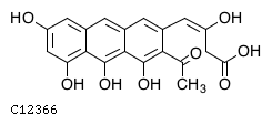 GIF of Tetracenomycin F2;
