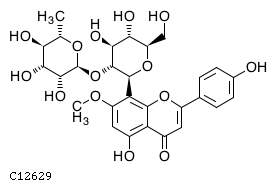 GIF of Isoswertisin 2''-rhamnoside;