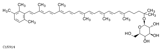 GIF of Hydroxychlorobactene glucoside