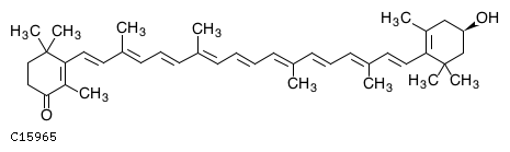 GIF of 3'-Hydroxyechinenone