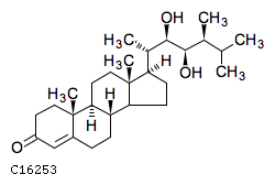 GIF of (22R,23R)-22,23-Dihydroxy-campest-4-en-3-one