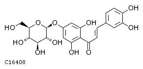 GIF of 2',3,4,4',6'-Peptahydroxychalcone 4'-O-glucoside;
