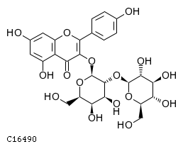 GIF of Kaempferol 3-O-beta-D-glucosylgalactoside;
