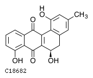 GIF of 11-Deoxylandomycinone