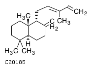 GIF of (12E)-9alpha-Labda-8(17),12,14-triene;