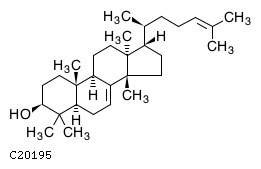 GIF of Tirucalla-7,24-dien-3beta-ol