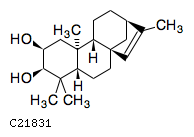 GIF of ent-2alpha,3alpha-Dihydroxyisokaurene;