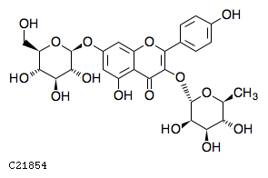 GIF of Kaempferol 3-O-rhamnoside-7-O-glucoside