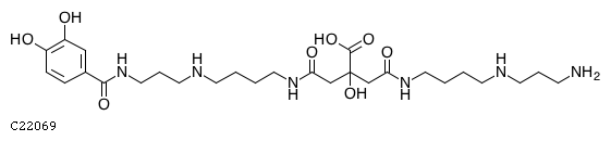 GIF of N1-(3,4-Dihydroxybenzoyl)-N8,N'8-citryl-bis(spermidine)